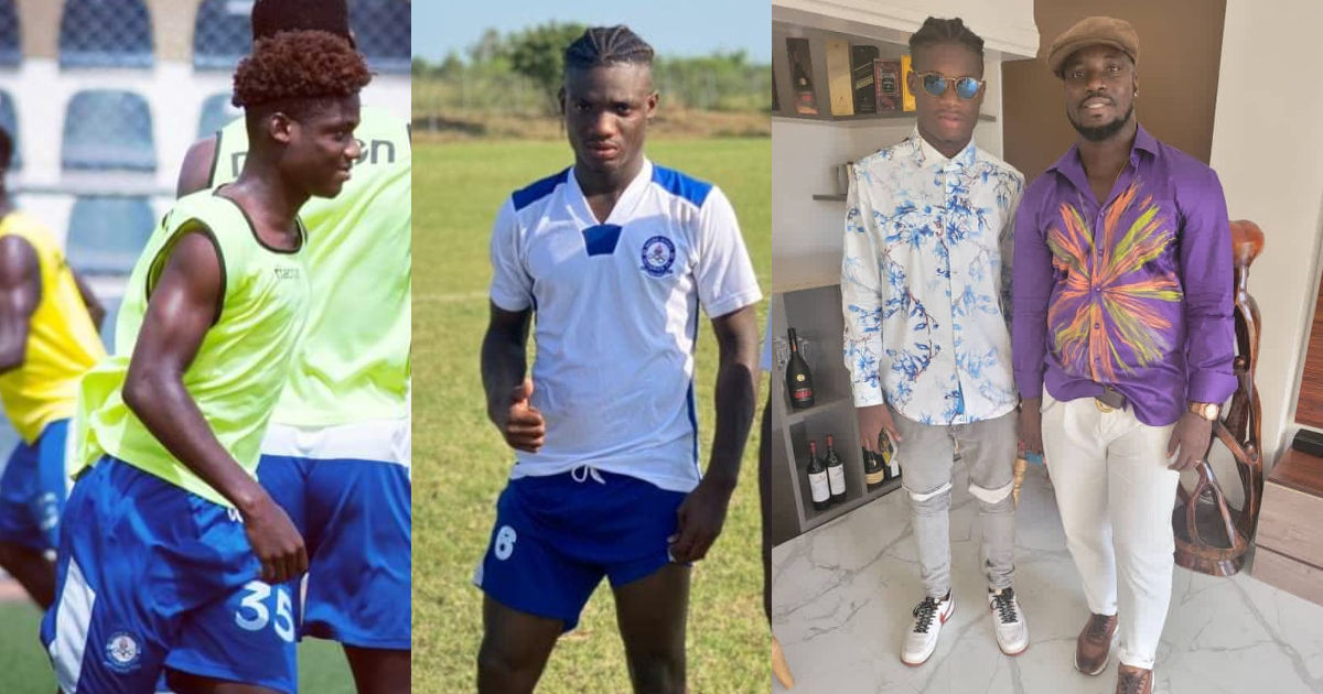 Photo drops as Stephen Appiah's son trains with Great Olympics ahead of new GPL season