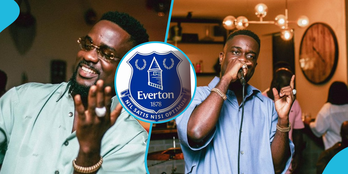 Everton play Sarkodie's Otan in latest video, Ghanaians excited