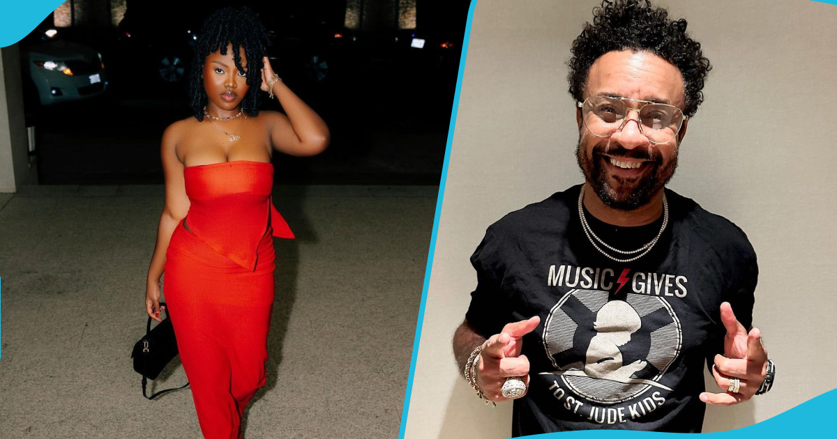66th Grammy Award: Gyakie spotted in Los Angeles chilling with reggae star Shaggy and Sony Music CEO