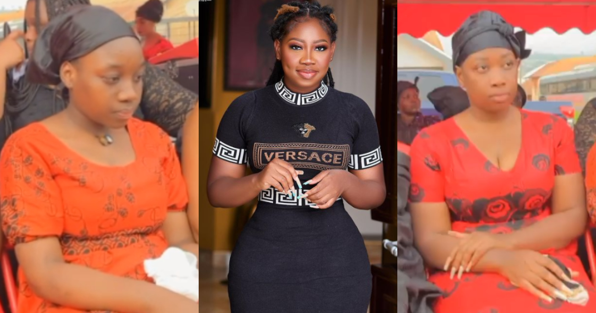 Shugatiti shows off her lookalike sister for the first time at their late dad's burial; peeps react to video