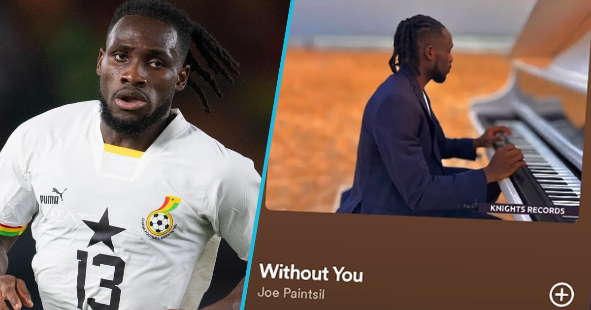 Joseph Paintsil: Black Stars attacker teases fans with a Val's Day song, many admire his sweet voice and tune