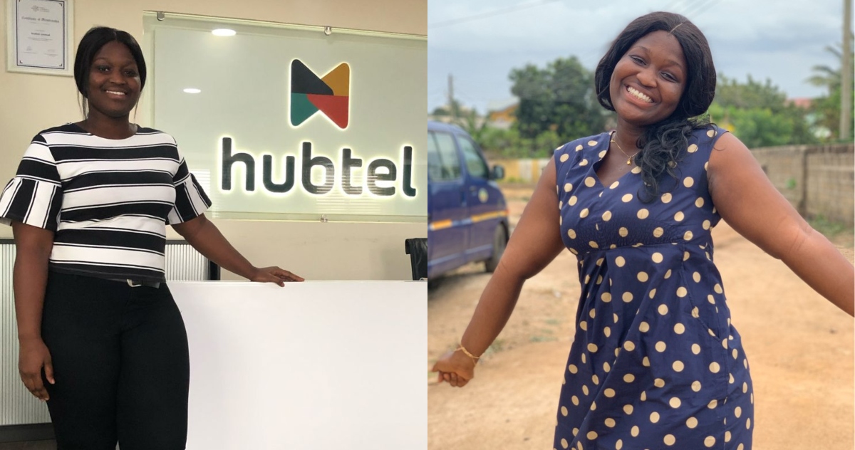 Franklina Amoah: Ghanaian lady who Applied to Dream Company for NSS but was Unaccepted gets Employed There