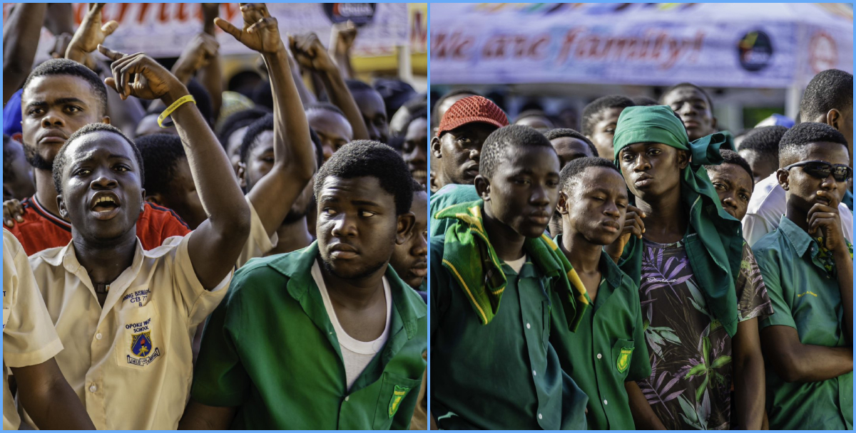 Phots of Prempeh College students