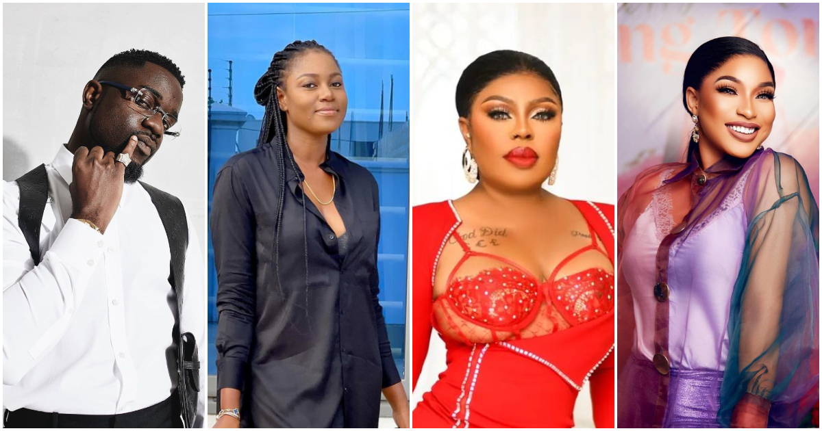 Afia Schwarzenegger rejoices as Sarkodie hits back at Yvonne Nelson with a diss song, Tonto Dikeh comments