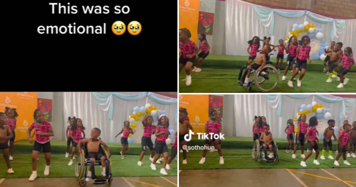 Emotional video of little boy in wheelchair dancing with peers at graduation has many blubbing