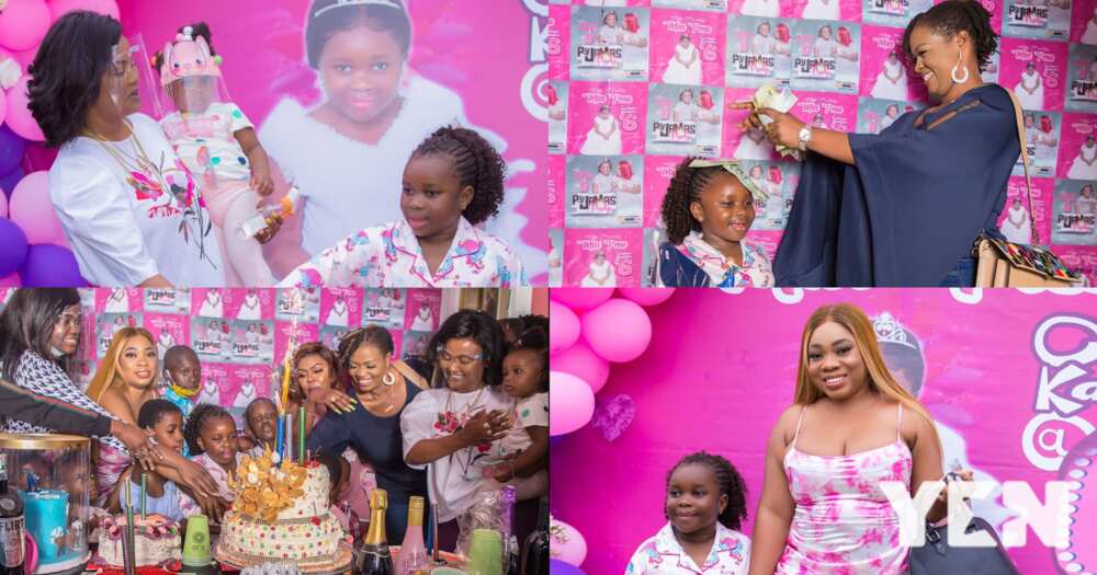 McBrown, Baby Maxin, Moesha, Tracey Boakye, others attend birthday party of Afia Schwar's daughter Pena
