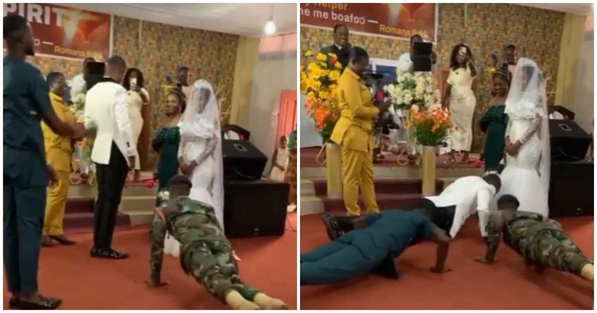 Soldier getting married