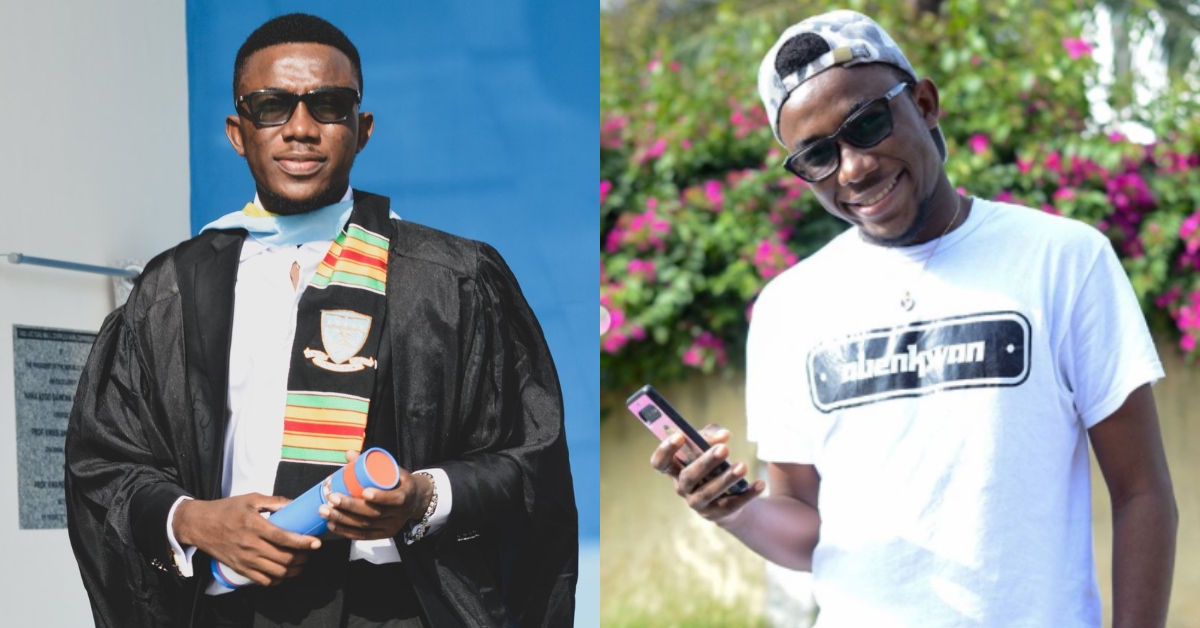 Ghanaian influencer KalyJay tells his life story after graduating from university