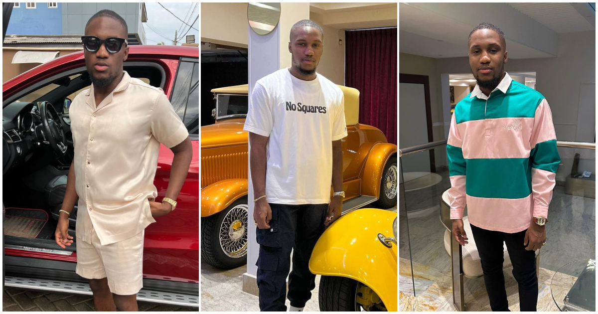 5 Photos Of Despite's Handsome Son Ernest Ofori Osei Looking Dashing In Designer Clothes And Sneakers