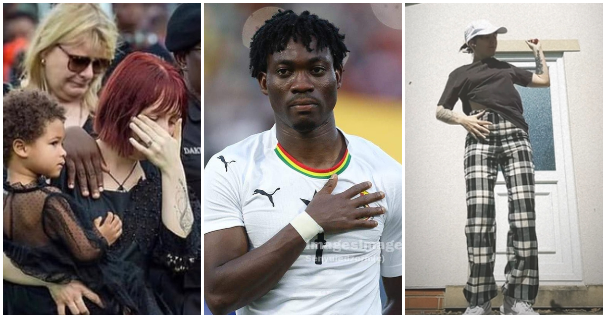 Christian Atsu's wife, Claire, sends message to Ghanaians criticising her for posting dance videos