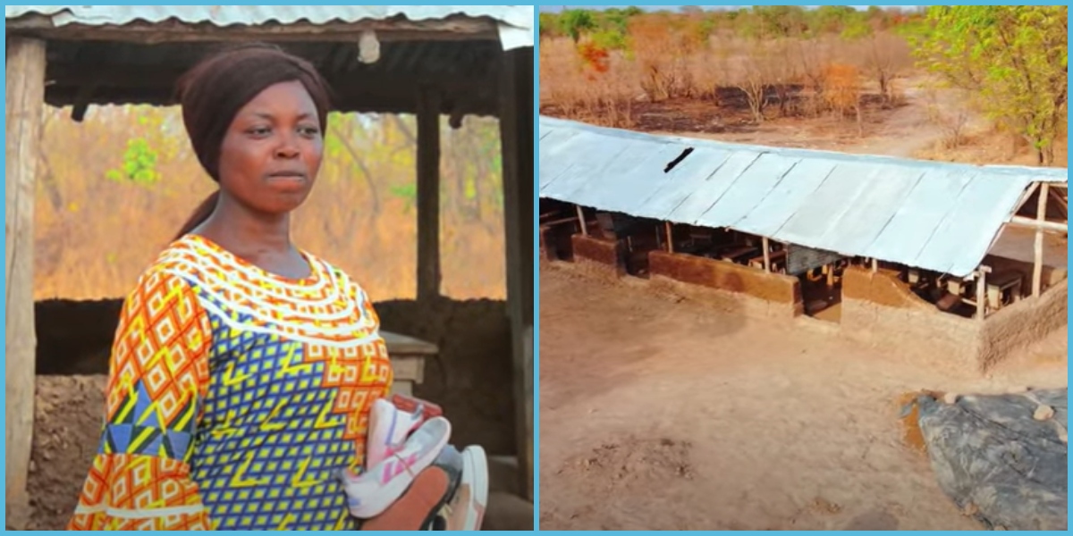 Meet Agnes Agyapong Yeboah, The Only Teacher Teaching 8 Classes In A Village School