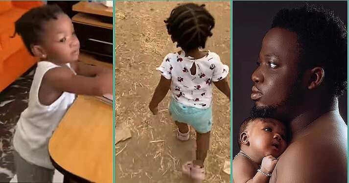 Funny little girl goes viral for referring to her father as babe