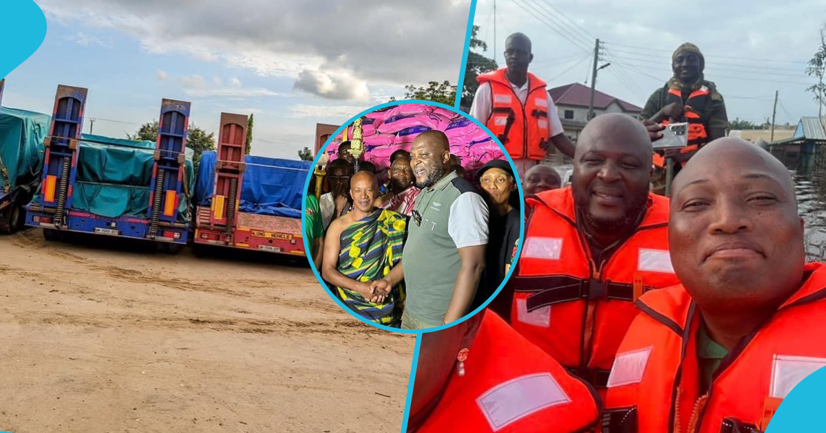 Ibrahim Mahama donates 20k bags of rice, 24,000 cans of mackerel, other items to Akosombo Dam spillage victims