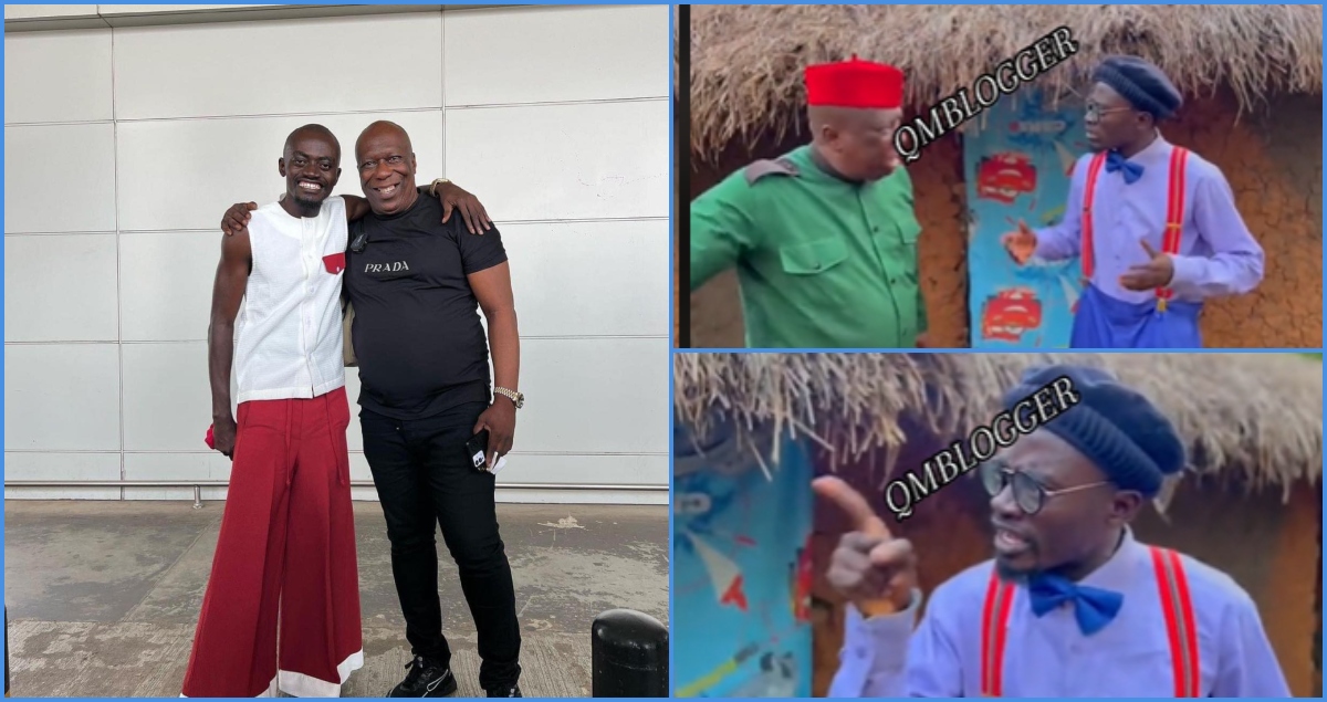 Lil Win speaks proper English as he quarrels with Charles Awurum in funny video