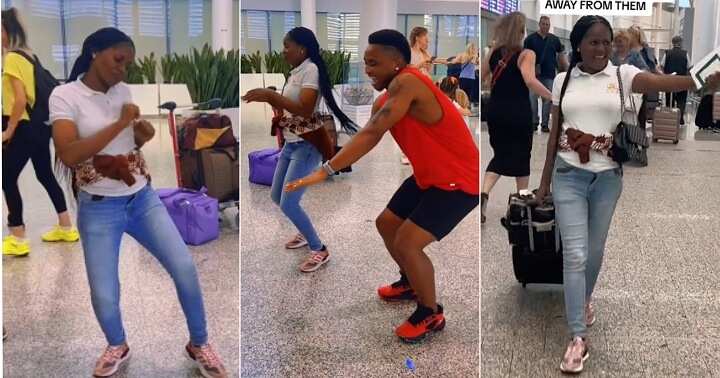 Nigerian lady reunites with brother in Canada