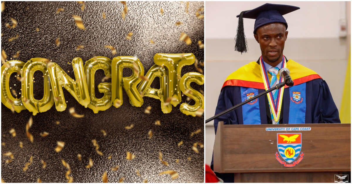 UCC 55th graduation: Young man with 3.96 CGPA named valedictorian of the College of Distance Education