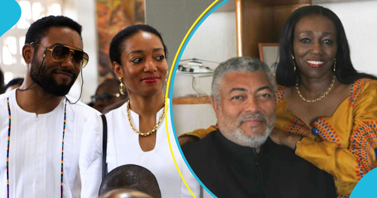 Photos of Rawlings' children at Otumfuo's 74th birthday celebration excite Ghanaians