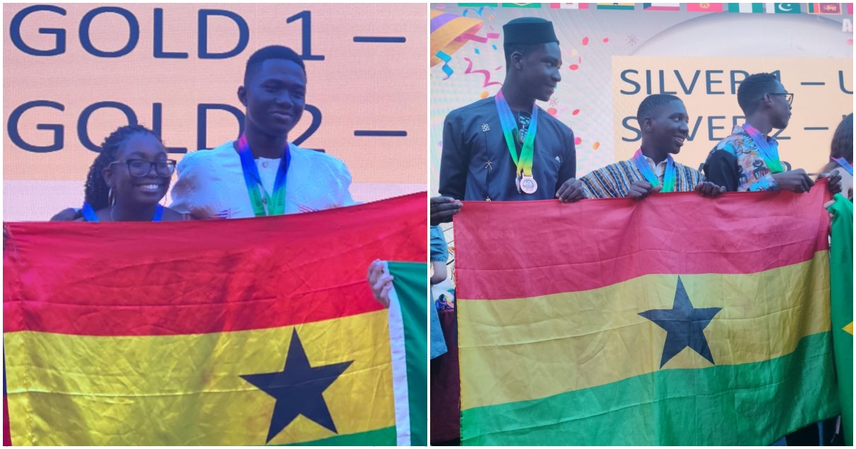 Photos of Ghanaians at the Global Olympiad in Singapore
