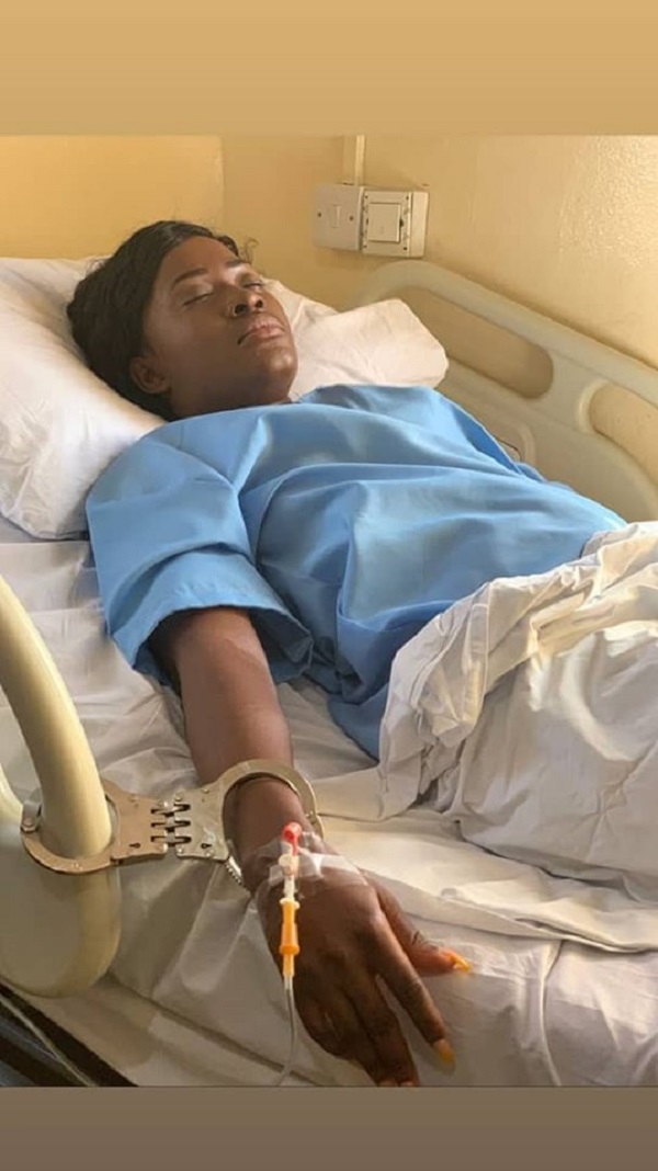 Fella Makafui appears hospitalised in new trending photo