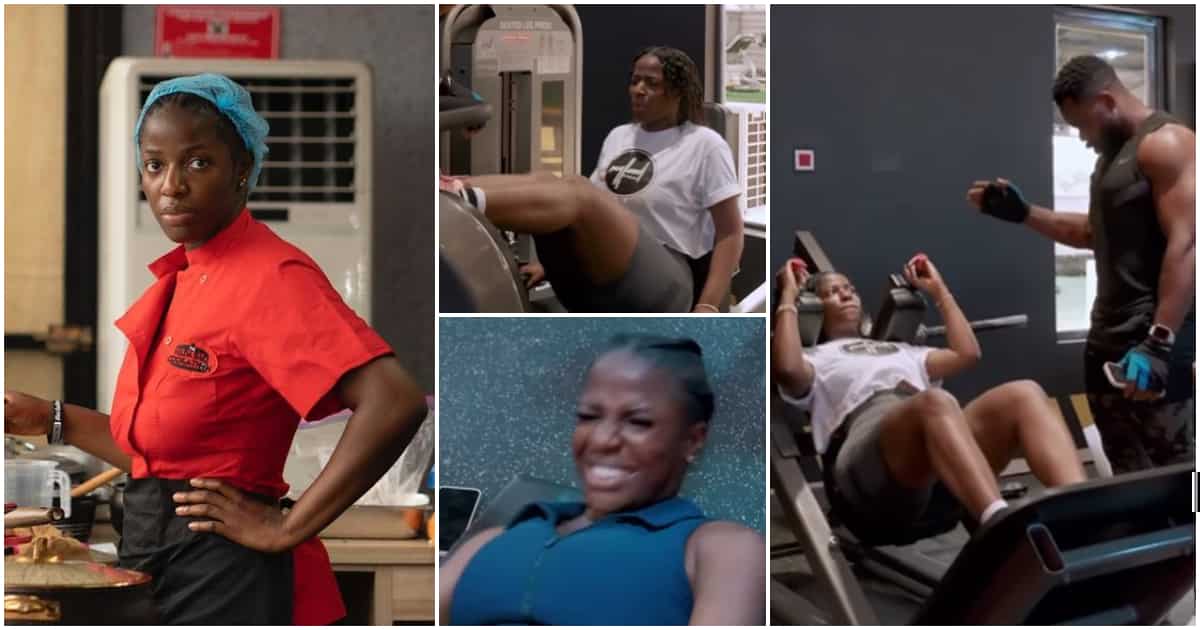 Lovely video of Hilda Baci's fitness training with BBN's Kemen before cookathon emerges