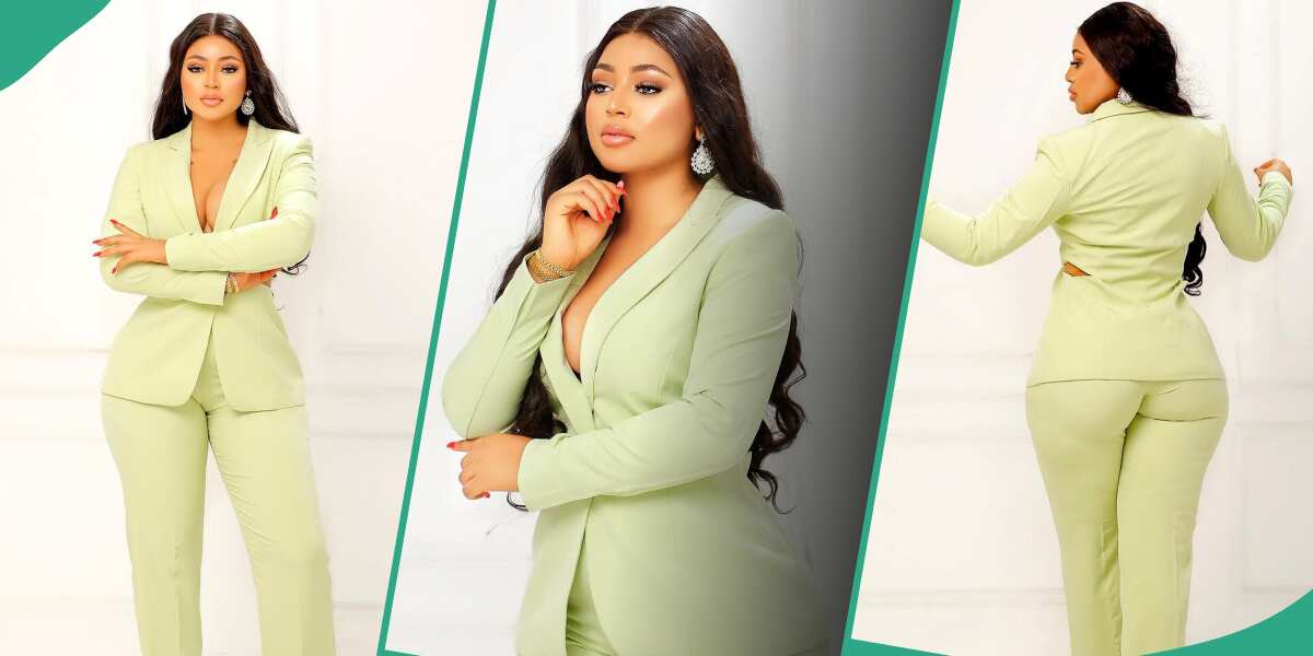 Regina Daniels launches corporate fashion brand, brags about self: "I bring a lot to the table"