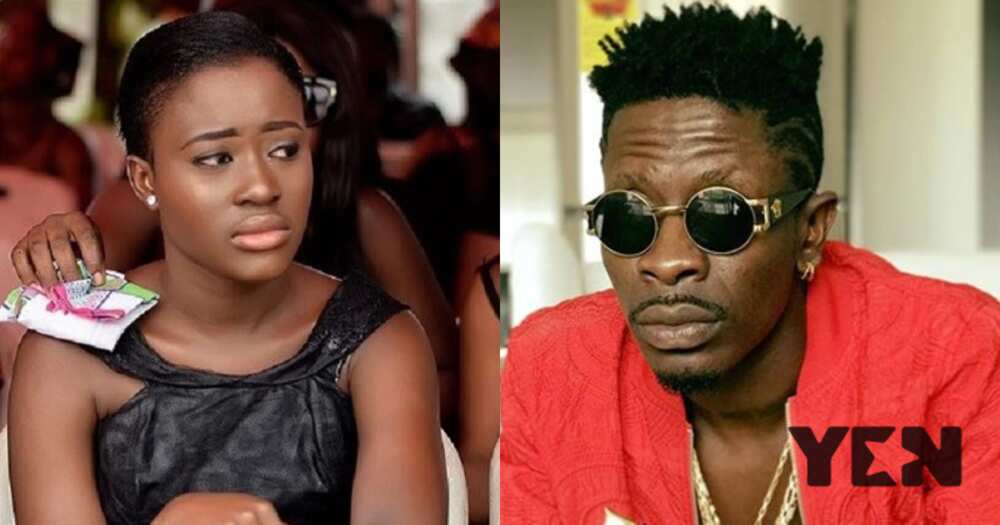 Shatta Wale: Fella Makafui Spotted Worried at Court Following Musician’s Arrest