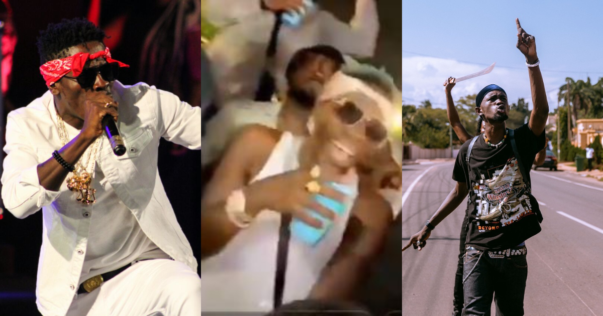 Shatta Wale spotted vibing to Black Sherif's 'Second Sermon' in new video
