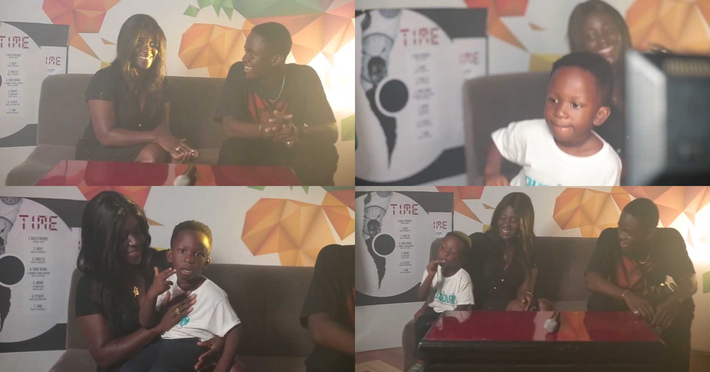 Yaw Tog: Kumerican Rapper's Mother And Little Steals Show At His Time EP Launch (Video)