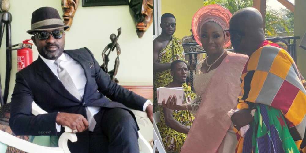 First photos emerge as Akufo-Addo's secretary Nana Asante Bediatuo marries Femi Adetola