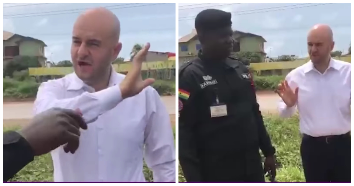 "I'm under pressure" - Foreign man caught making bad U-turn tries bribing police in video