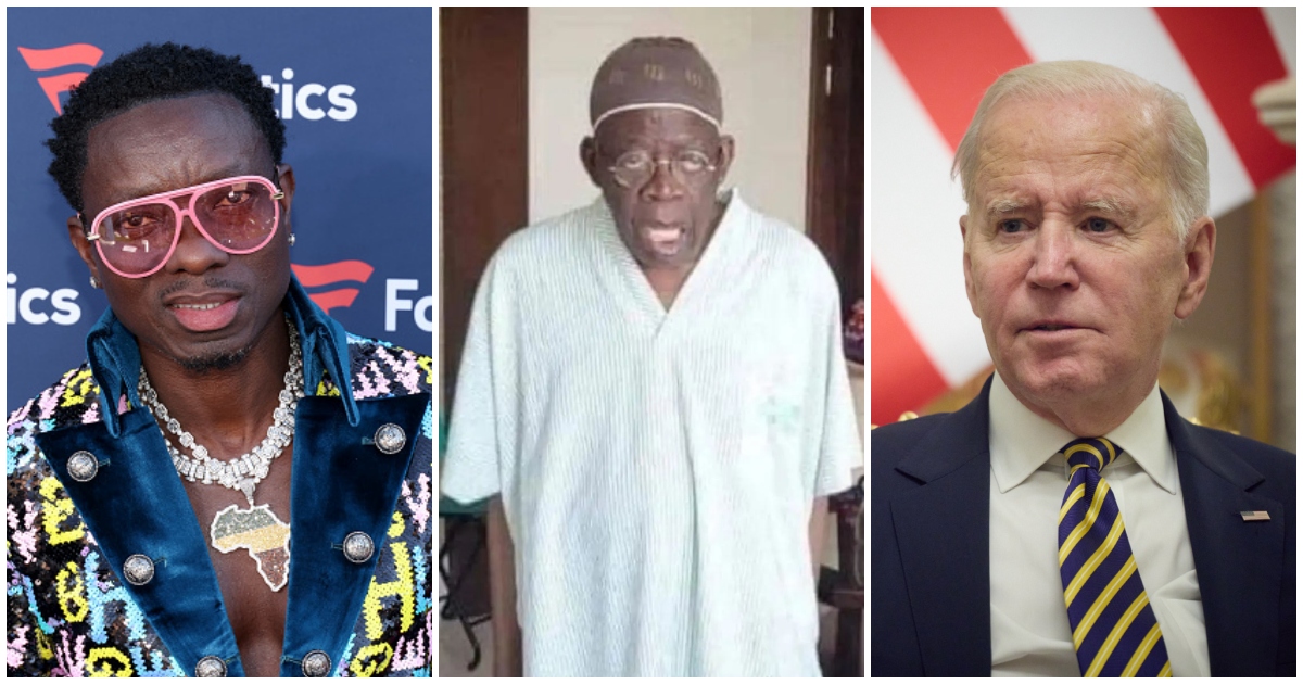 Michael Blackson claims Bola Tinubu is lying about his age, compares him to Joe Biden