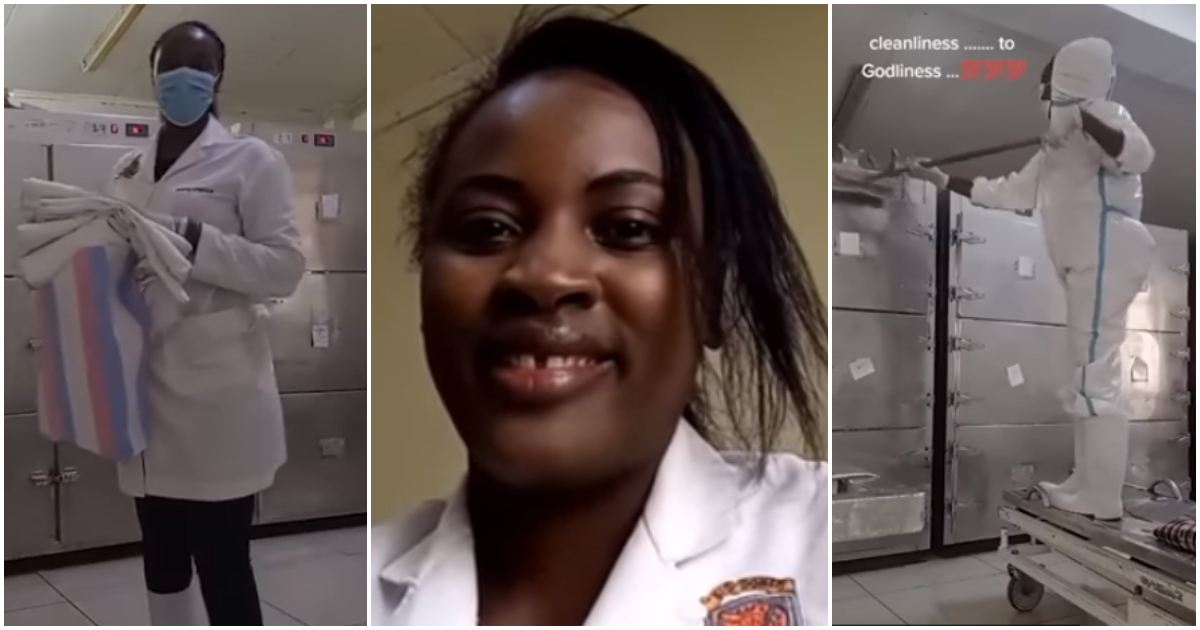 Daring mom who works on dead bodies recalls harsh journey to becoming a mortician in video