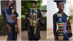 Legon boy causes traffic online wearing ladies outfit and heels to graduation