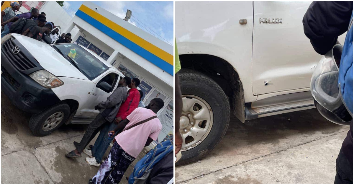 Just in: Robbers hit bullion van in broad daylight at Ablekuma, bolt with cash