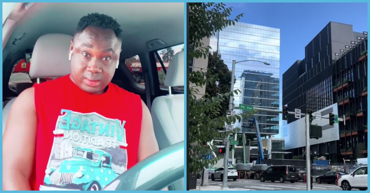 Ghanaian man in the US laments about life abroad, says life is all about going to work and coming back