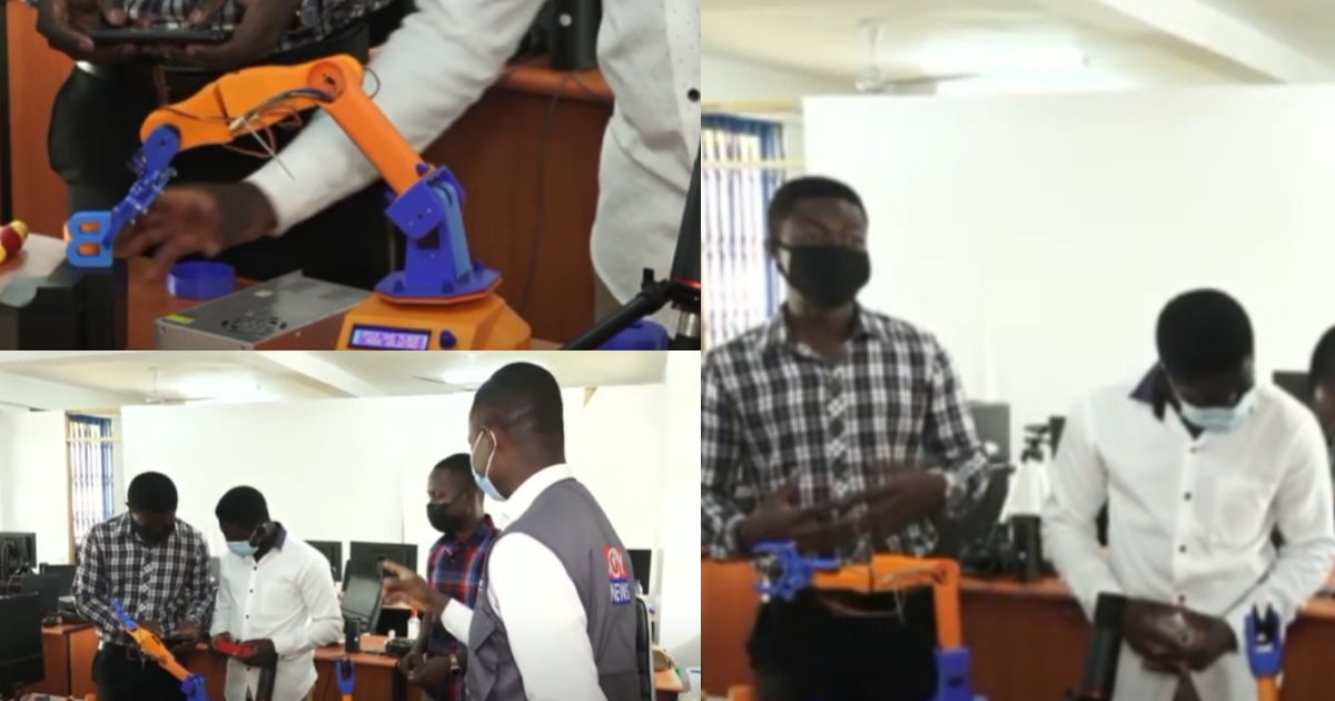 Accra Technical University students design robot