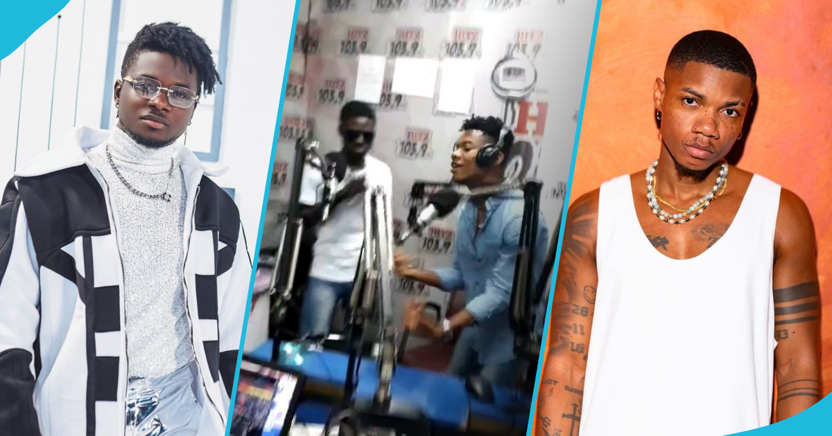 Old video of Kuami Eugene and KiDi causes stir as they sing Adiepena in the studio