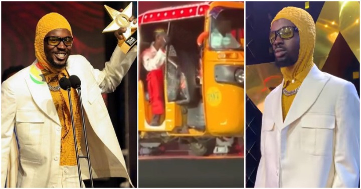 VGMA23: How Black Sherif left stage in 'Aboboyaa' after his thrilling performance; video causes stir