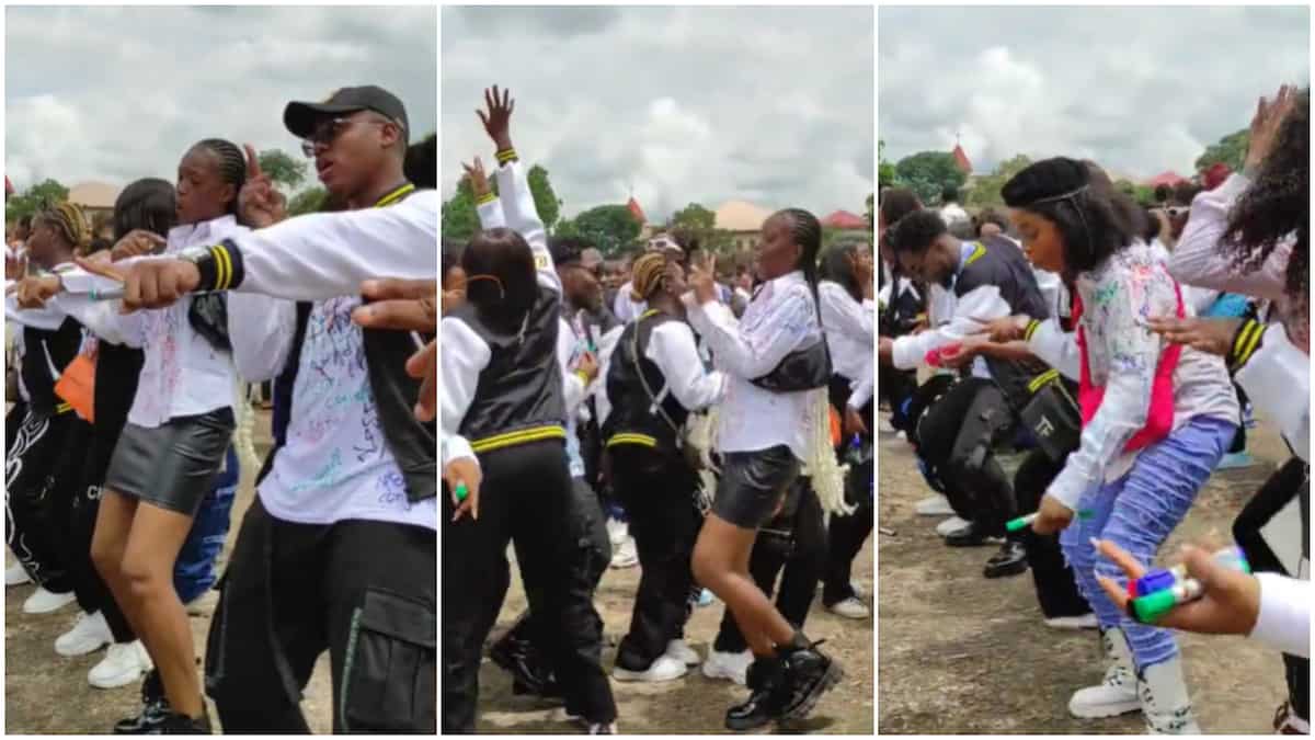 Graduates make cool moves/Nigerians danced.