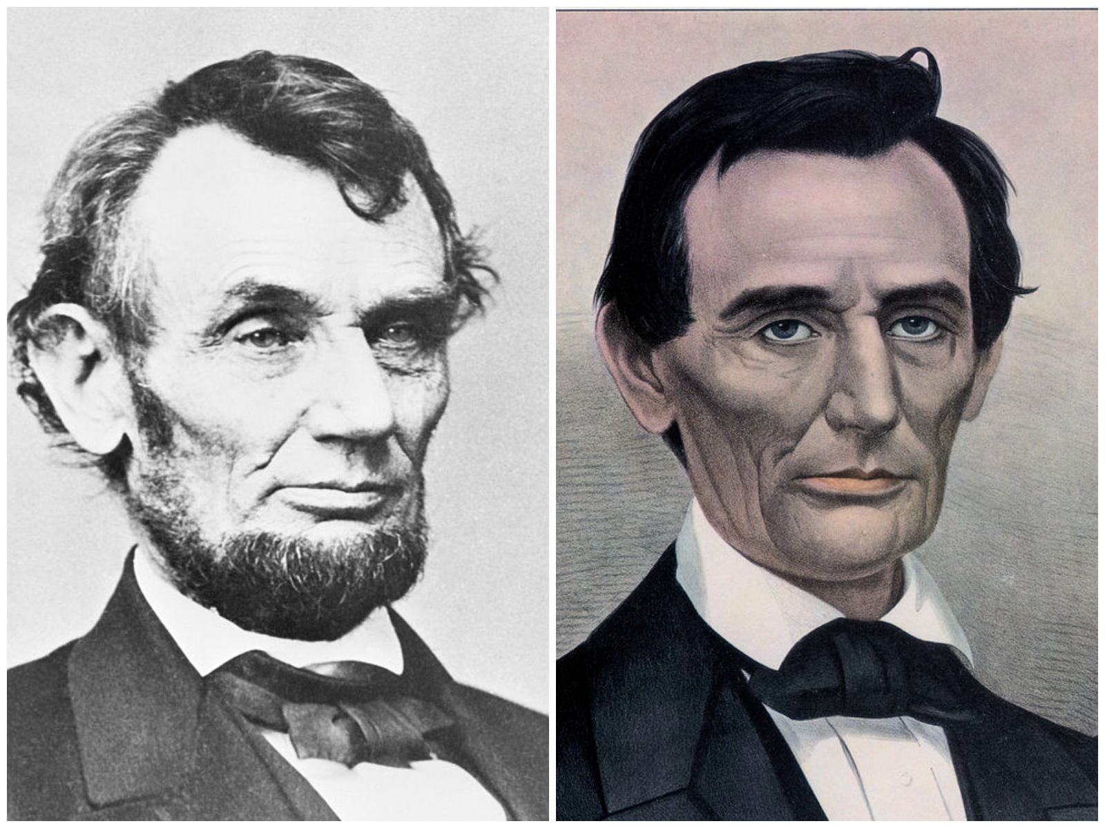 Abraham Lincoln with no beard