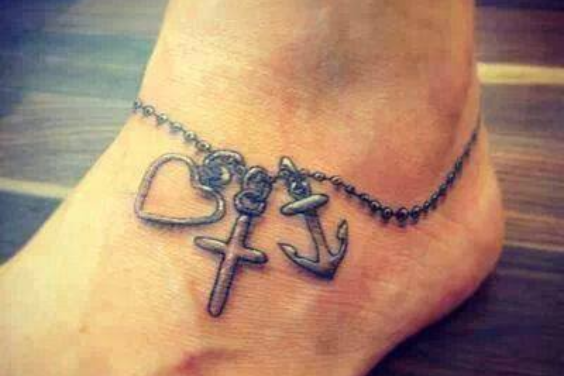 80 Great Cross Tattoos For Ankle - Tattoo Designs – TattoosBag.com