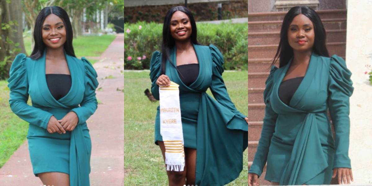 So proud of this moment - Lady celebrates as she bags law degree with first-class from Legon