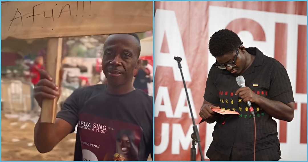 Afua Asantewaa's husband defends her despite sing-a-thon setback: "We have achieved our target"