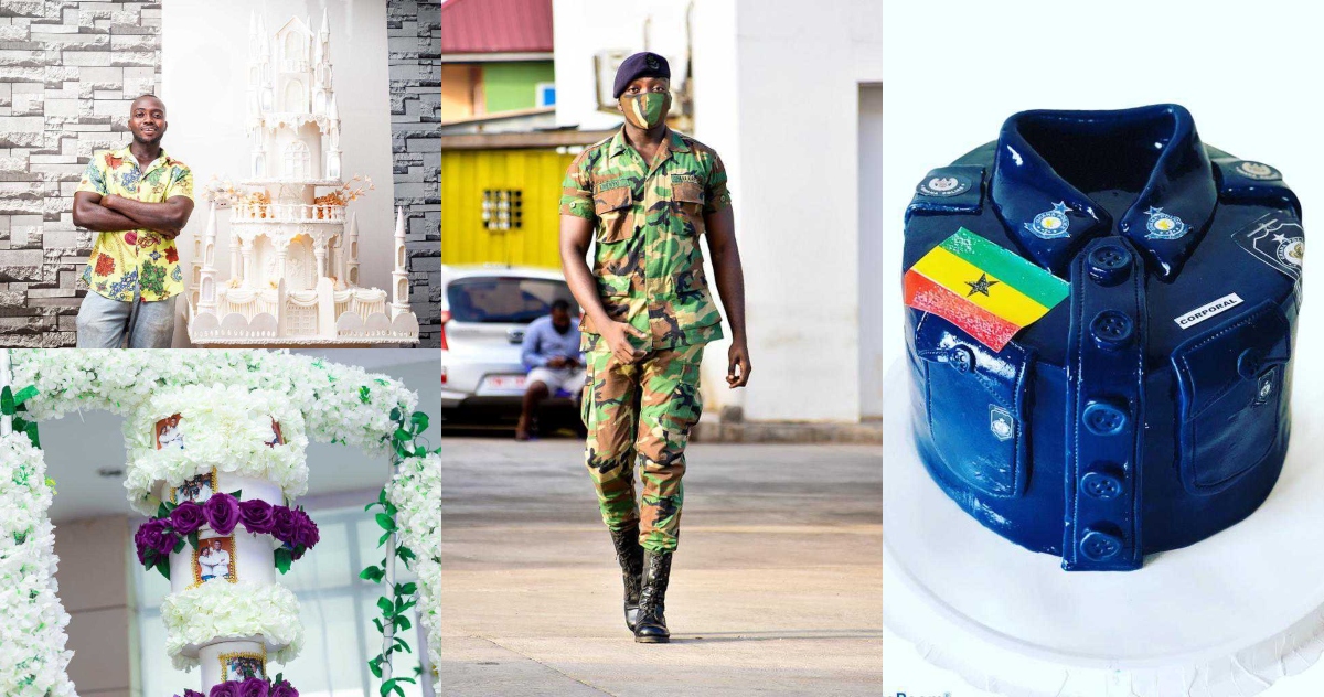 Bakers King. Ghanaian Military Officer who Creates Extraordinary cake Designs