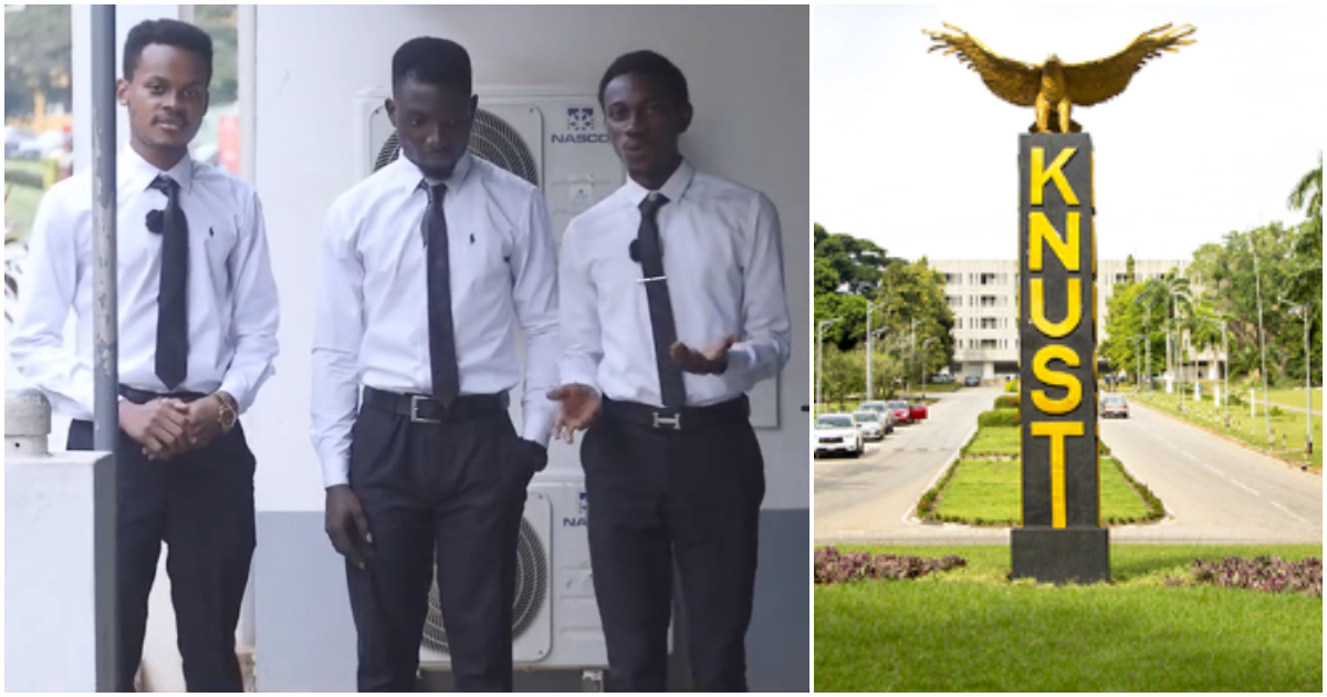 KNUST students develop vending machine with camera that allows payment by MoMo, video emerges