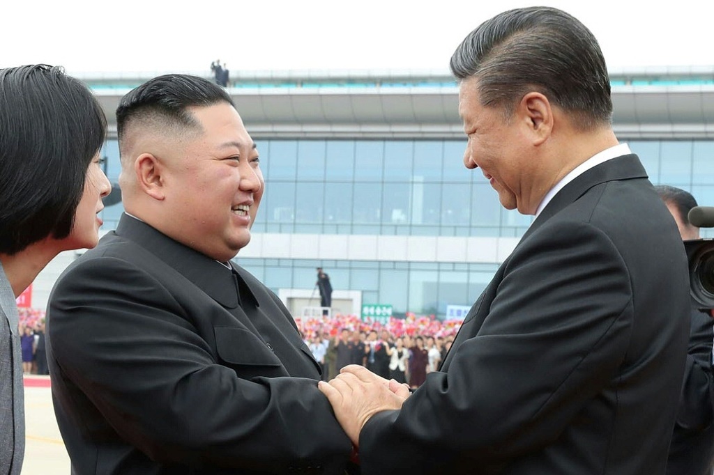 Xi Jinping and Kim Jong Un in Pyongyang in 2019. China is Pyongyang's most important ally and economic benefactor