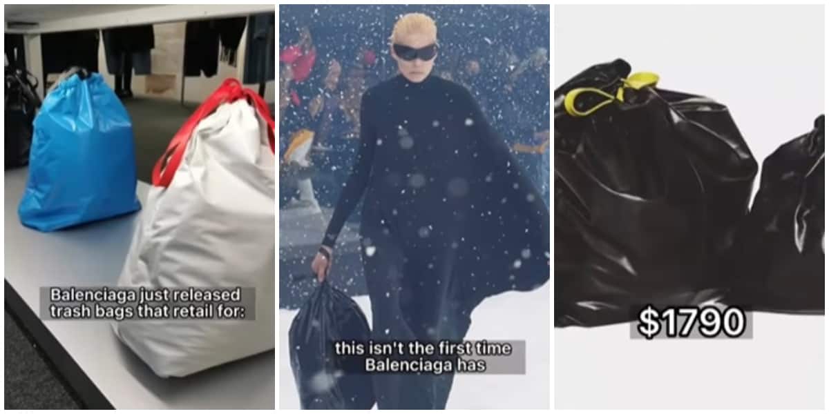 Reactions as Balenciaga Sells Trash Bag for Over GH₵15,000: It's