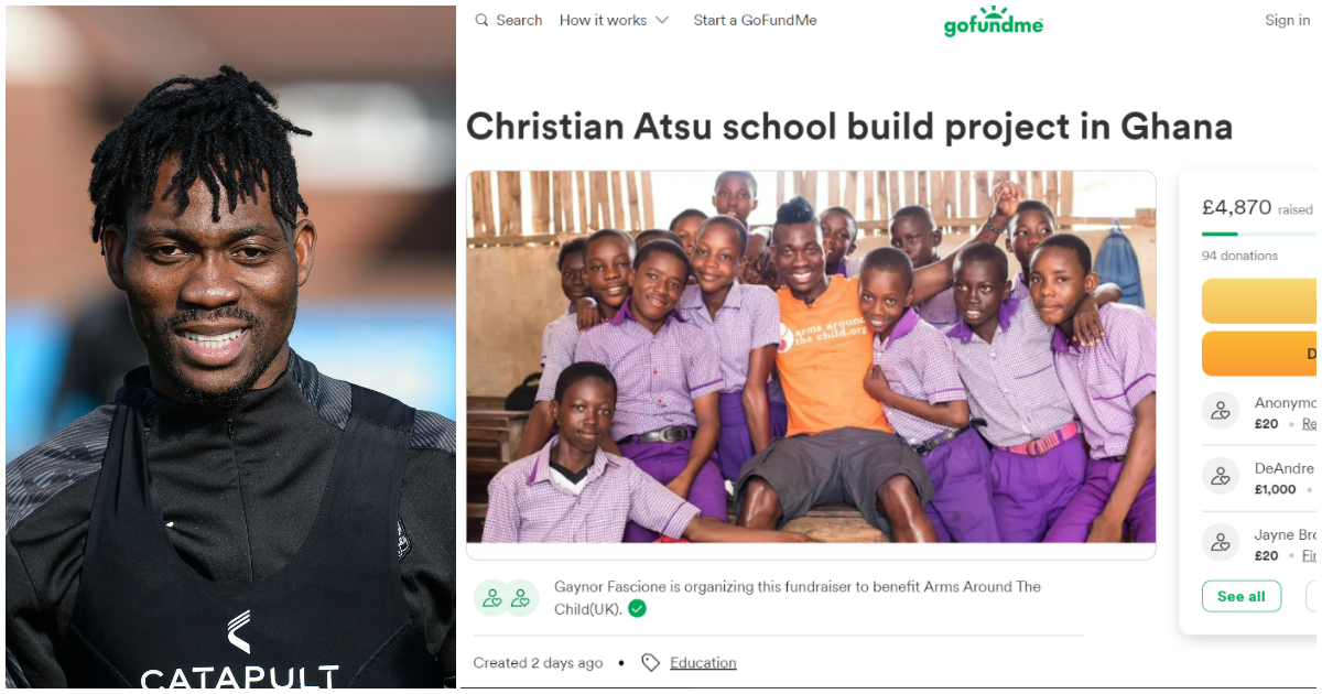 Newcastle fans raise funds for a school project in Ghana in honour of Christian Atsu.
