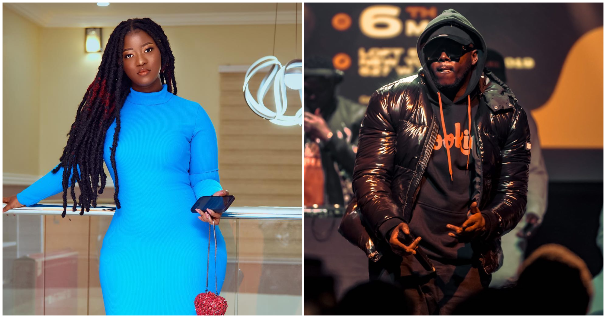 You really resemble: Fans react to latest photo of Medikal and his younger sister hanging out