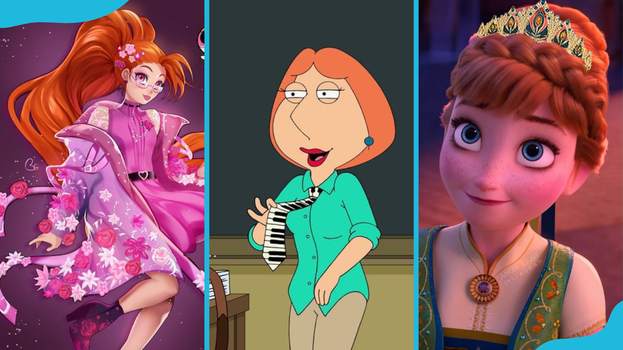 The famous 30 red-haired cartoon characters of all time